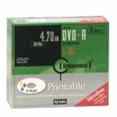 DVD-R 4,7GB 10er Slimcase Printable Promopack(10Pezzo)