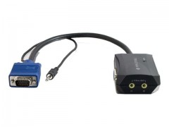 Kabel / Compact VGA Splitter + 3.5 mm Au