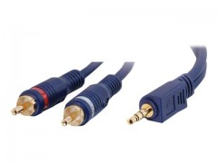 Kabel / 5 m  3.5 m Stereo TO 2 RCA M ST