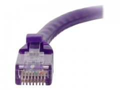 Kabel / 1 m Mlded/Btd Purple CAT5E PVC U