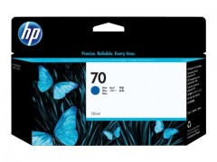 HP No 70 Ink Cart/130 ml Blue w/vivera