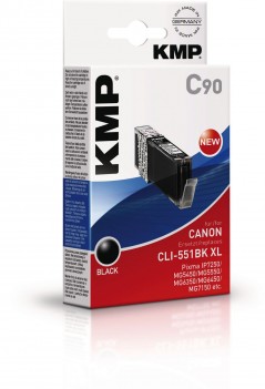 C90 OEM Canon CLI551BKXL / Schwarz